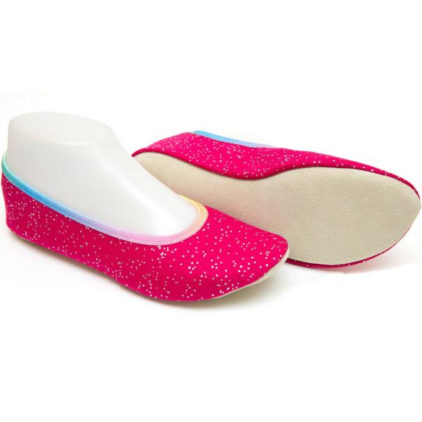 IWA 42 Glitter Pink Kinder Gymnastikschuhe Turnschläppchen Ballettschläppchen Hausschuhe